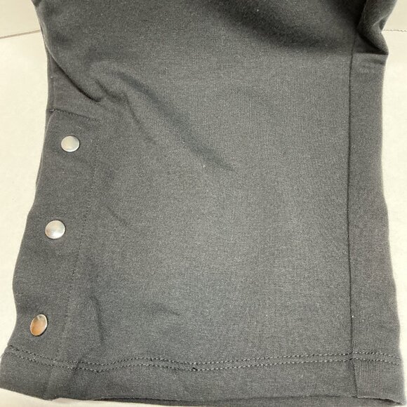 1X PANTS D&CO. BLACK SNAPS AT BOTTOM QVC CLOTHES-💕OFFERS & BUNDLES - Picture 6 of 9